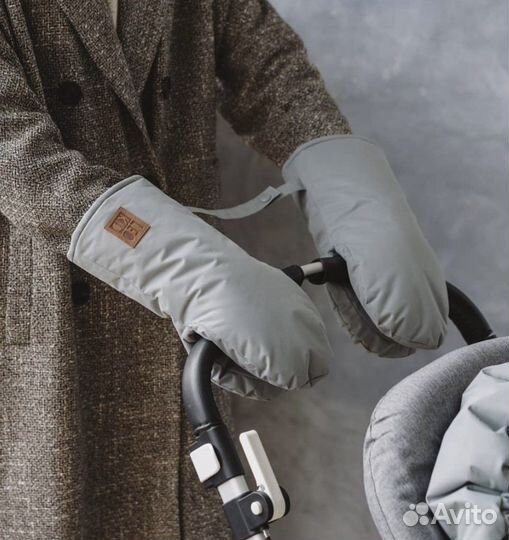 Leokid конверт зимний и варежки на коляску