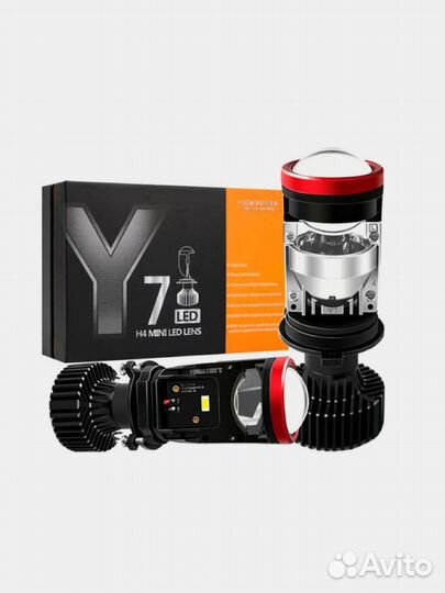 Мини Led линзы H4 H7 Y7 Y8 Y10