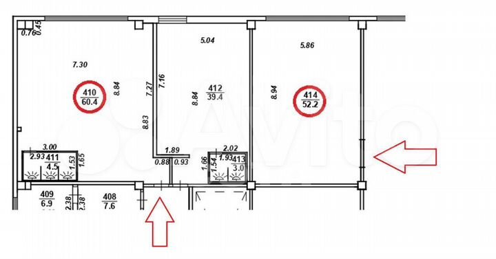 Сдам помещение свободного назначения, 60.4 м²