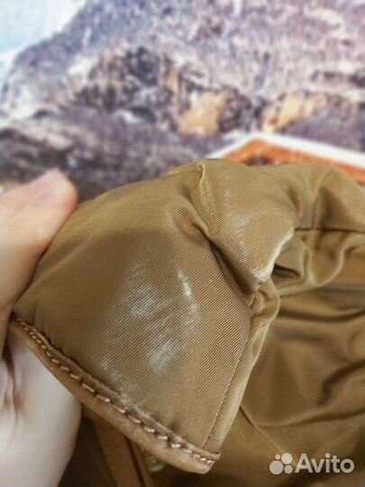 Сумка Ralph Lauren текстиль+кожаные ручки оригинал