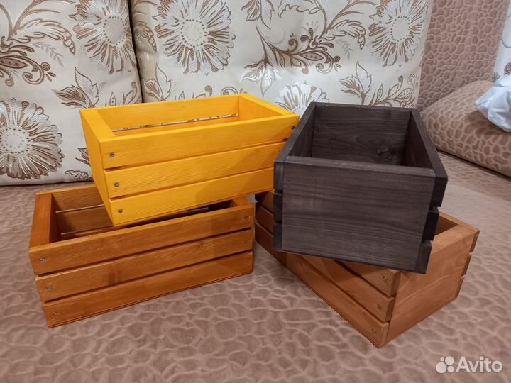 Ящик деревянный подарочный