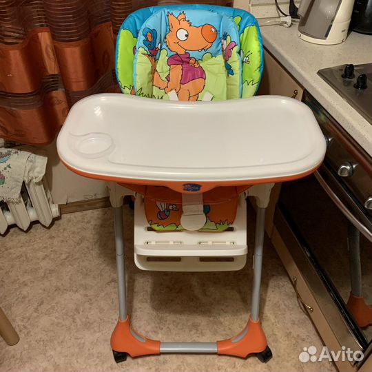 Стульчик для кормления chicco polly