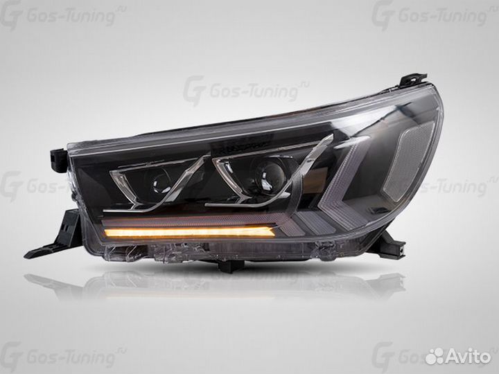 G02-0281 передние фары Тойота Хайлюкс “full LED”