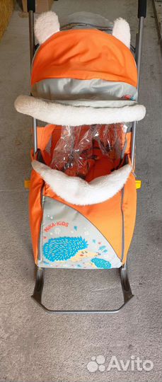 Детские санки коляска