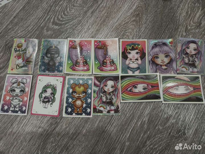 Наклейки panini Poopsie rainbow surprise