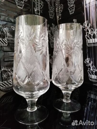 Хрустальные бокалы СССР