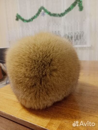 Шапка песцовая рыжая