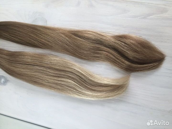 Волосы для наращивания блонд