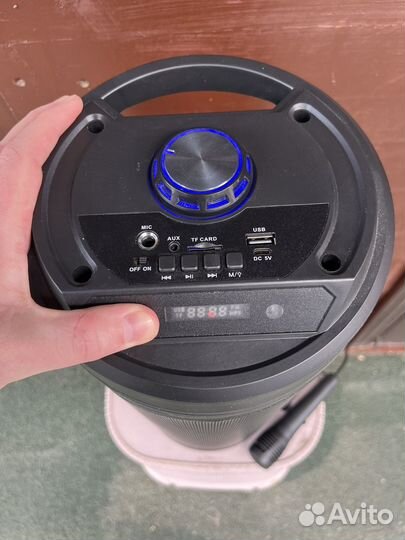 Колонка с микрофоном 50см