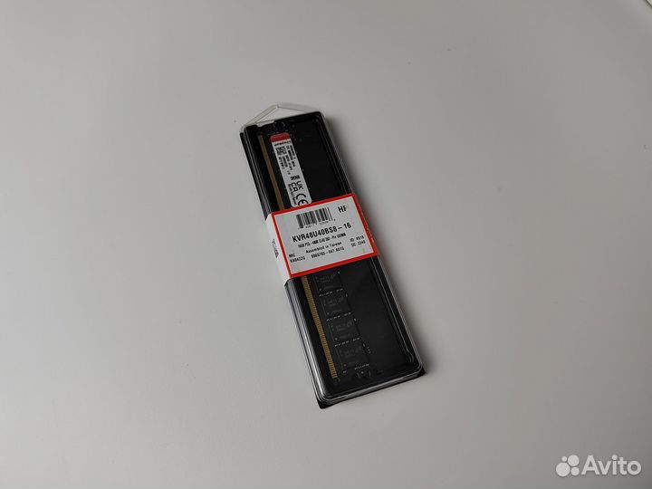 Память KingSton DDR5 4800 MHz 16 Gb dimm