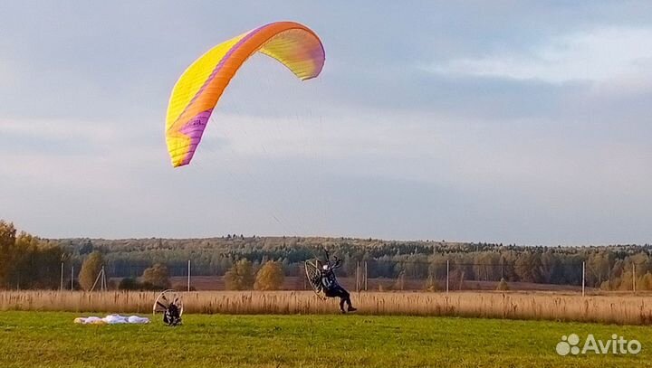 Обучение полетам на, паралëте, парамоторе