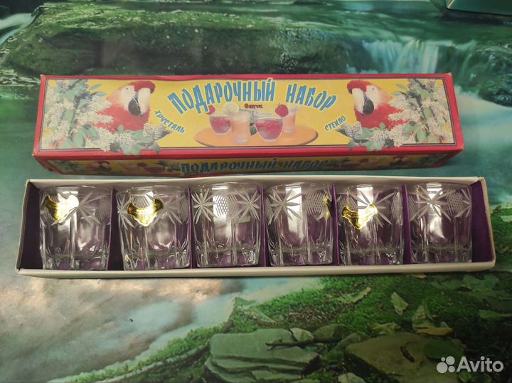 Подарочный набор Гусь-Хрустальный,6 штук стопки