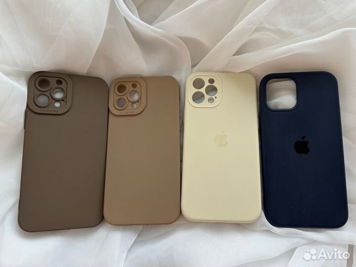 Чехлы на телефон iPhone 12 pro 4 шт