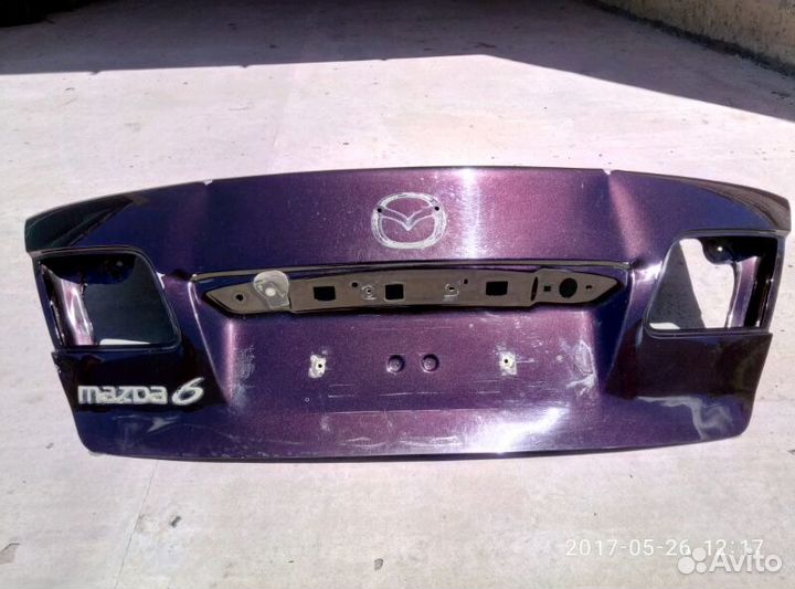Крышка багажника Мазда 6 2006г в