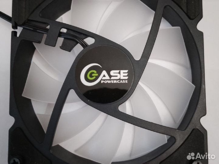 Корпусные вентиляторы case powercase120мм LED