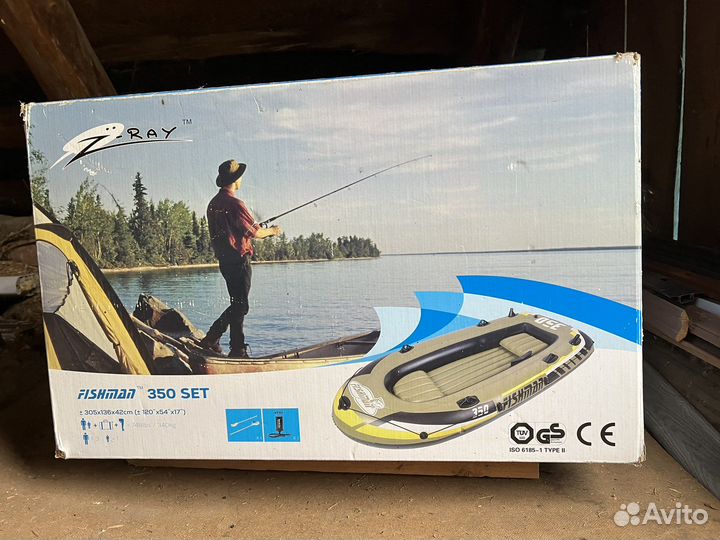 Лодка надувная Fishman 350 (комплект)