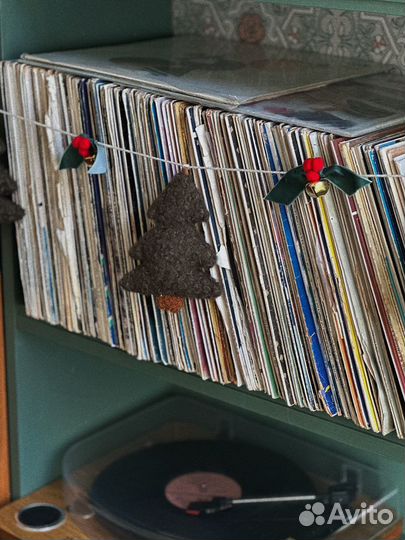 Гирлянда новогодняя елочки букле