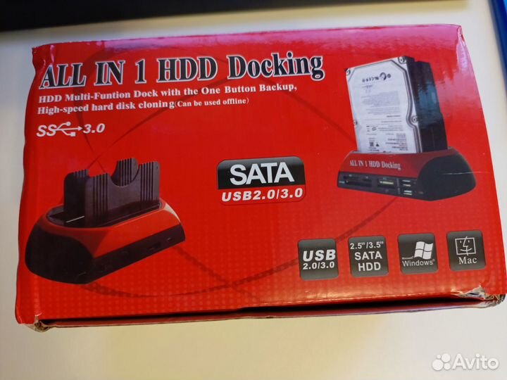 Док станция для hdd 2.5 3.5