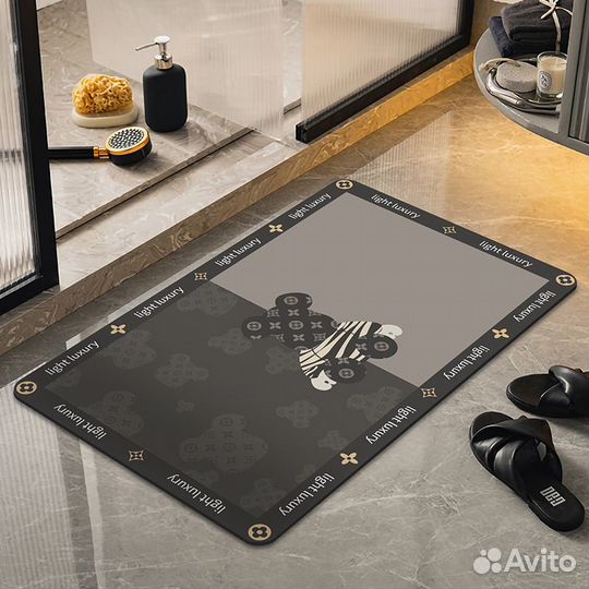 Коврик для ванной, придверный противоскользящий