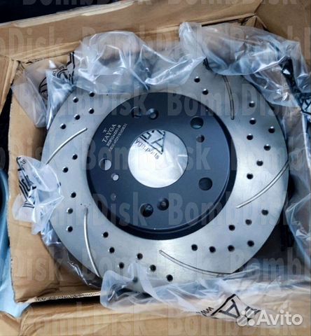 Тормозные диски с перфорацией и слотами tayga