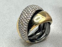 Золотое кольцо с бриллиантами 2,78Ct 750