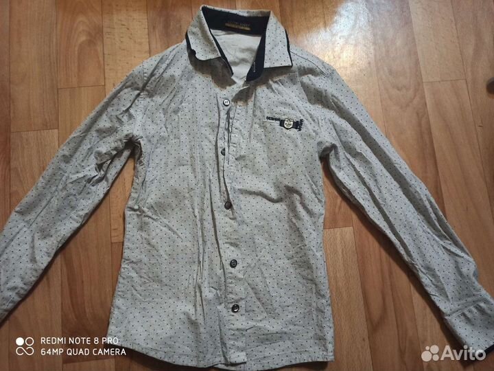 Фирменная рубашка на 122 рост