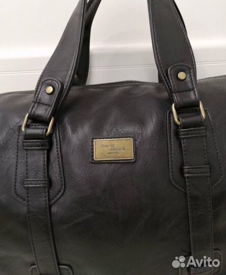 Кожаная спортивная сумка унисекс david jones