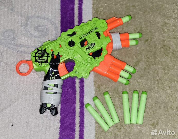 Пистолет Нёрф Зомби Страйк Альтернатор