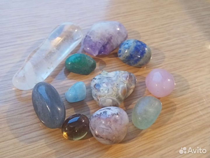 Коллекция из 11 настоящих минералов