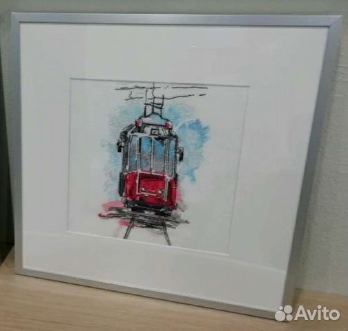 Картина вышитая крестом