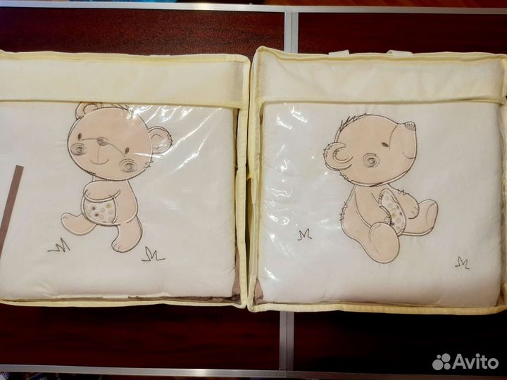 Бортики в кроватку новые