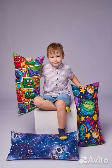 Прикольная подушка, дакимакура, подушк в детскую