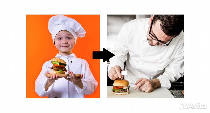 Повар в ресторан с обучением