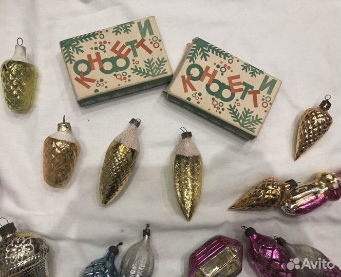 Елочные игрушки СССР
