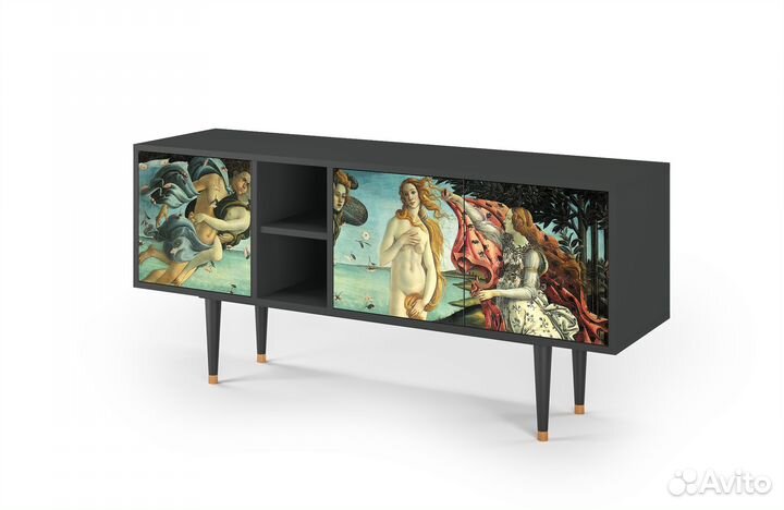 Тв-тумба T5 - Антрацит - The Birth of Venus
