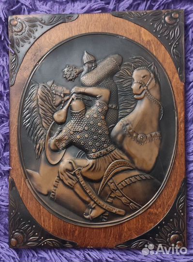 Панно чеканка СССР