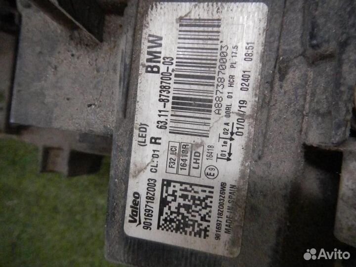 Фара правая BMW 4-Series/M4/4-Series