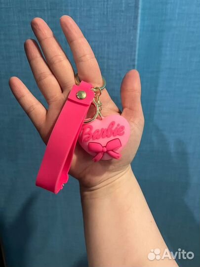Брелок Барби розовый