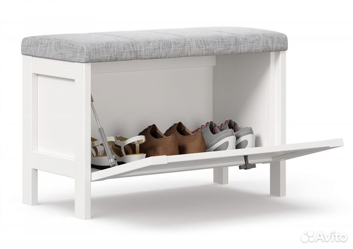 Тумба с пуфом Бланко