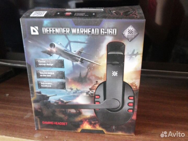 Игровые наушники с микрофоном Defender
