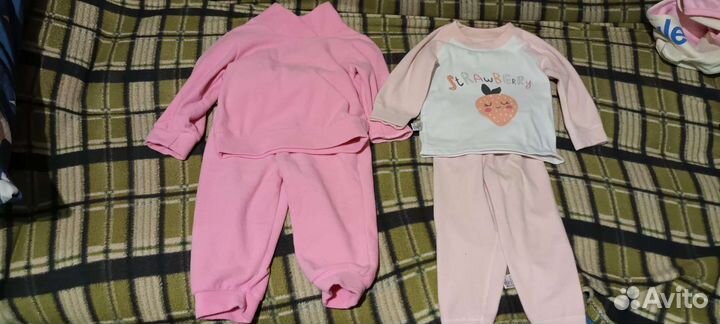 Тёплые вещи на девочку 80р