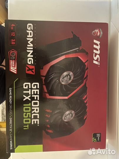 Видеокарта gtx 1050 ti msi 4gb