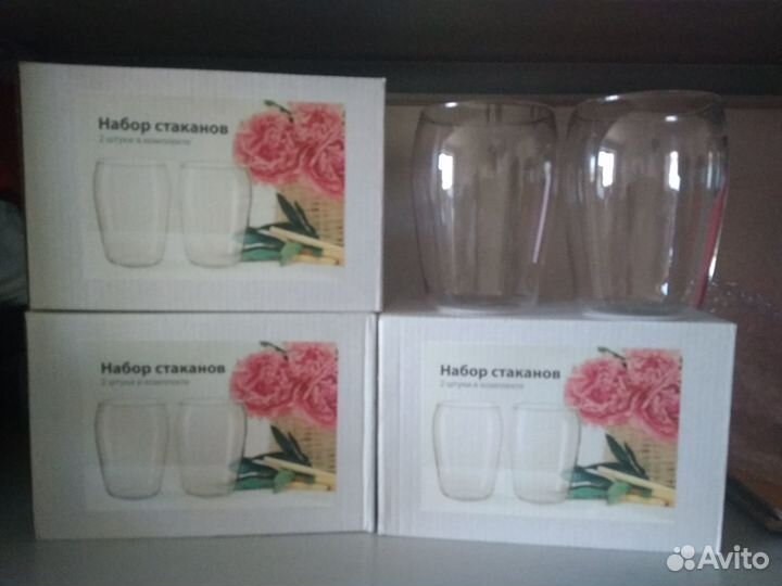 Набор 2 бокала (новый)
