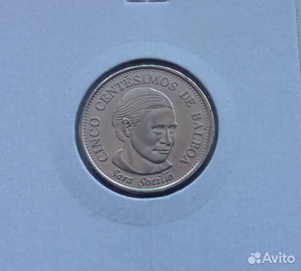 Монета Панамы 