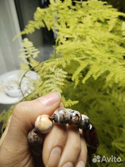 Мужской браслет из агата