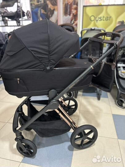 Коляска 2 в 1Espiro Miloo Black