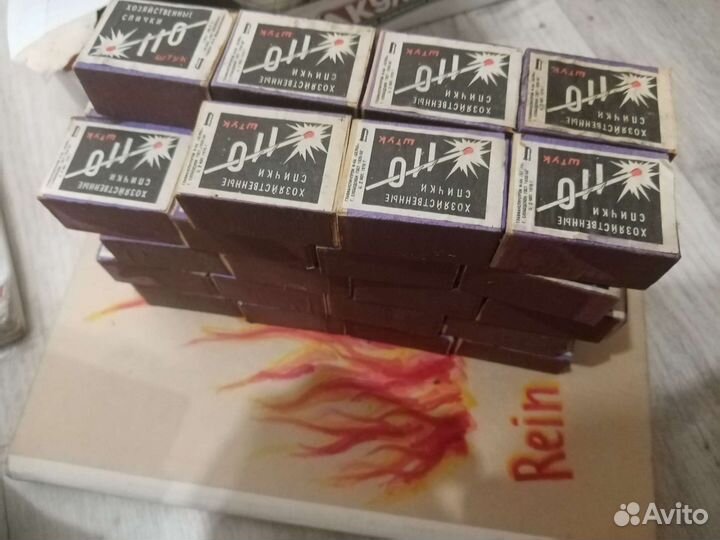 Спички СССР 1970 года в деревянном коробке