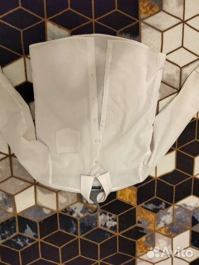 Рубашка школьная белая