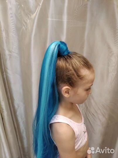 Афрохвост на резинке, хвост на каркасе