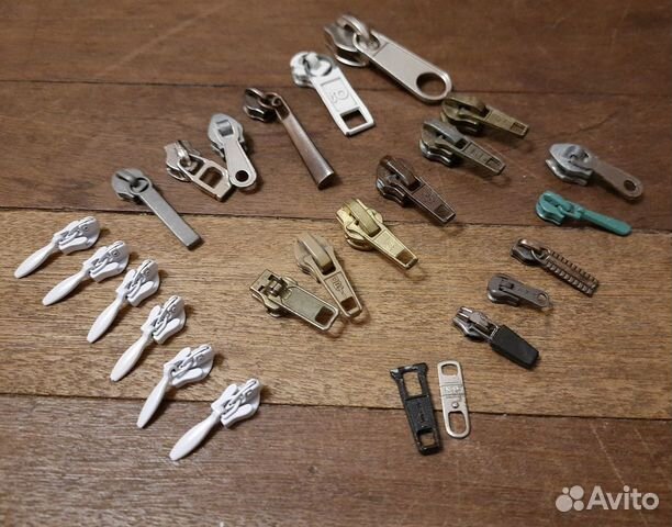 Бегунки для молнии 25 шт